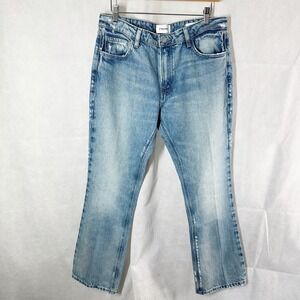 Frame The Low Boot Indigo Summit Jeans Size 30 Distressed